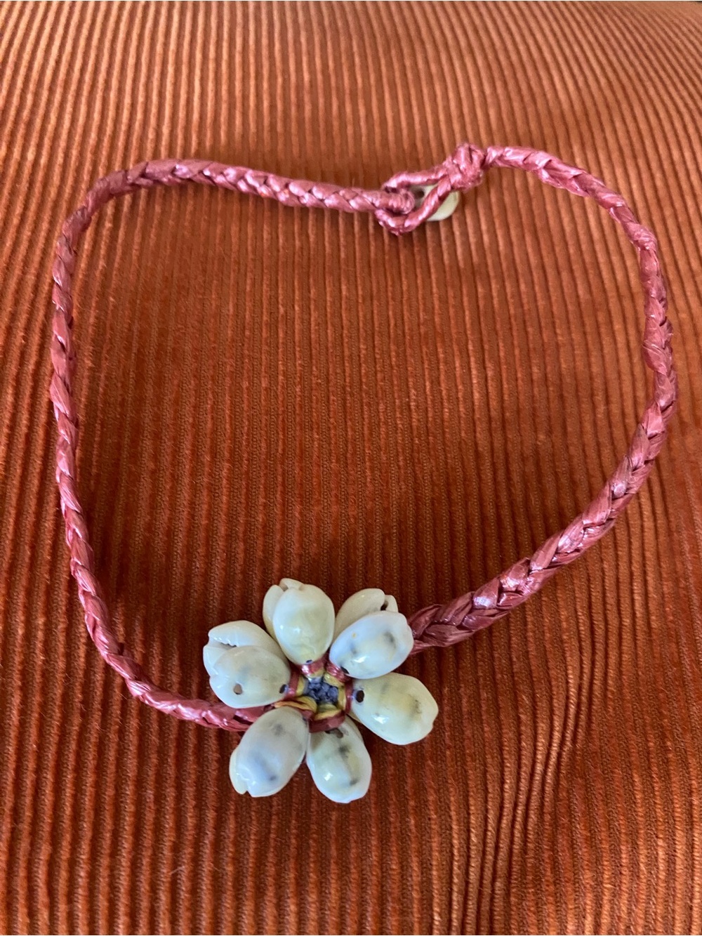 Vintage Braided/Sea Shell Choker Necklace